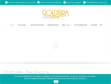 Tablet Screenshot of goldturm.de